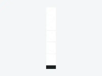 Locker - Laminate - Integral - Classic - 5 Door Low-poly 3D model