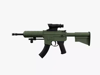 Assault Riffle 3D model