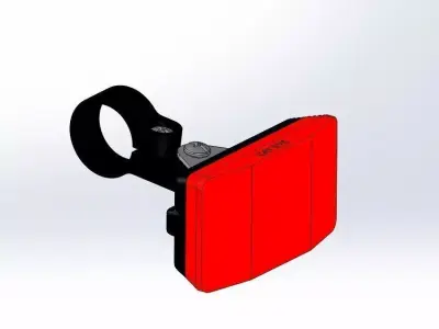 Bike Rear Light Free 3D model