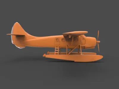 DHC-3 Otter 3D print model