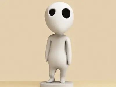Set of Kodama 001-002 Free 3D print model