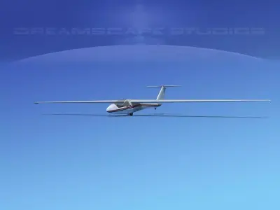 SZD-36 Cobra Glider V14 3D model