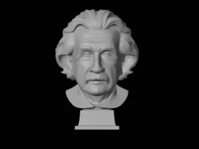 Albert Einstein 3D print model