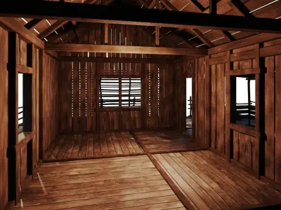 Old House 30 PBR 4K GameReady Low-poly 3D model