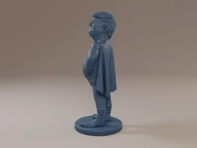 Donald Trump SuperTrump 3D print model