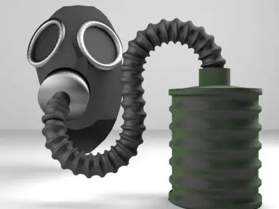 Gasmask Type 3 3D model