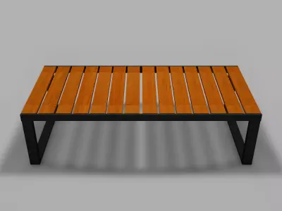Outdoor Dining Table 3D model