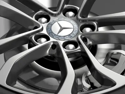 Mercedes Benz C 220 wheel 3D model