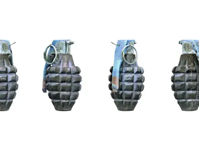 MK2 Handgrenade 3D model