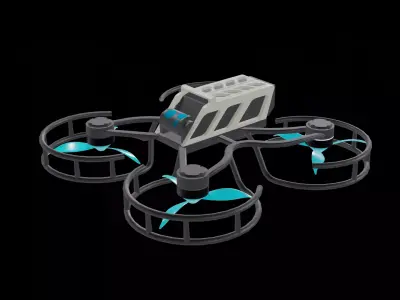 INDOOR FPV DRONE Free 3D model