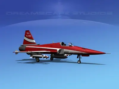 Northrop F-20 Tigershark V11 3D model