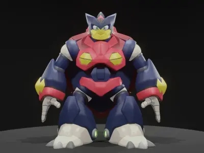 Rainy Turtloid 3D model