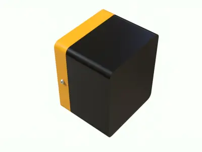 BTC Bitcoin ATM PBR 3D model