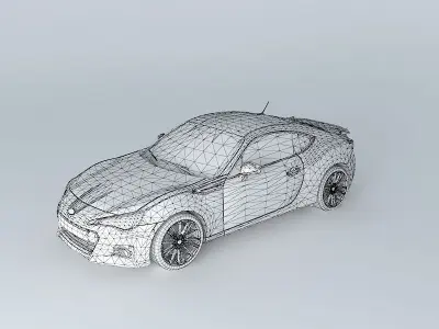 Subaru BRZ FA20 2014 Free 3D model