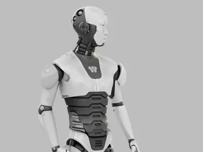 HUMANOID M-3000  RIGGED 3D model