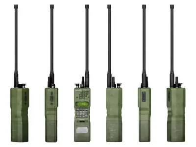 ANPRC 152 RADIO Low-poly 3D model