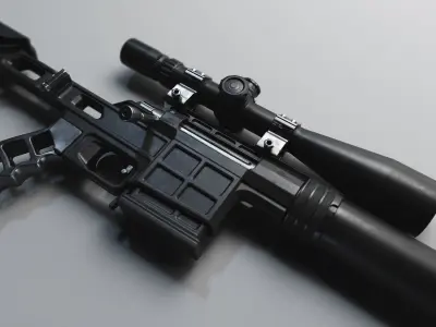 DVL 10 SABOTEUR Low-poly 3D model Low-poly 3D model