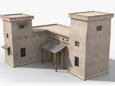 Arab xx30 Low-poly 3D model