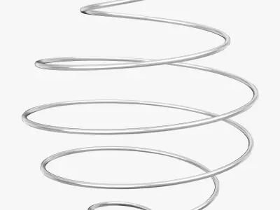 Metal Spiral for Shaker Cup 3D model