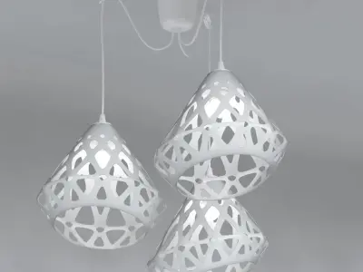 Chandelier ZAHA LIGHT Free 3D model