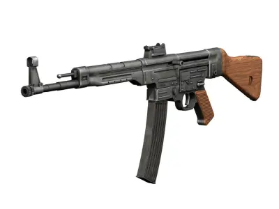 Sturmgewehr 44 - MP44 - German Assault Rifle 3D model