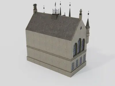 Inverness Stone Townhouse building 3D model