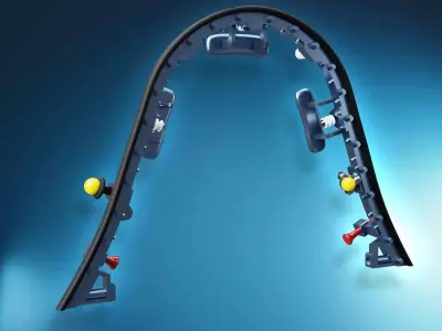  Canopy frame for TAMIYA F4U-1A and F4U-1D Corsair 3D print model