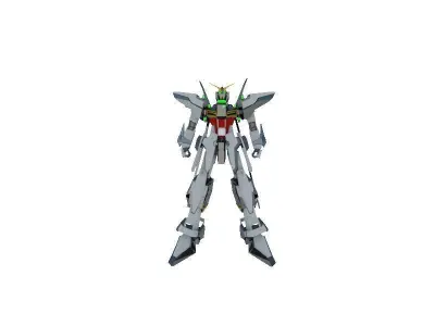 gundam simple model Low-poly 3D model