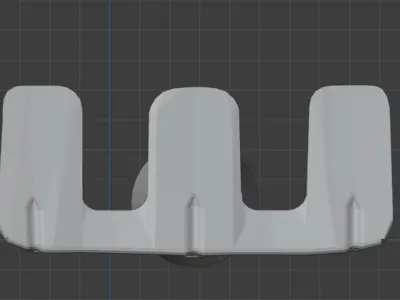 3d model of a rake 3D print model