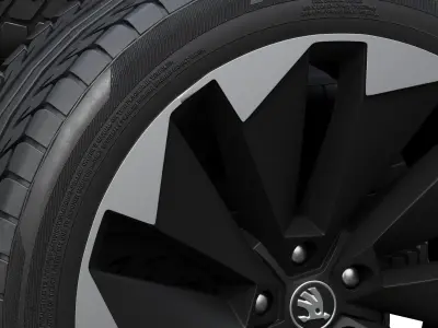 Skoda wheels 3D model