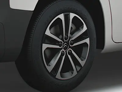 Citroen Berlingo Multispace 2021 wheel 3D model