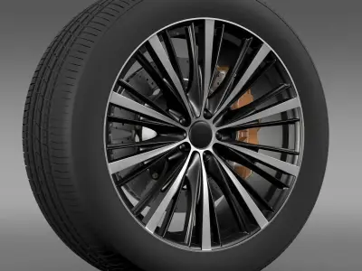 Toyota FT 86 open concept wheel 2014 3D model