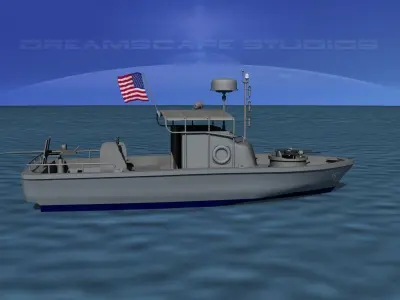 PBR Patrol Boat Riverine 3D model