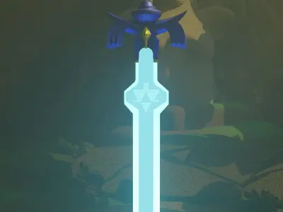 Master Sword concept 3D model