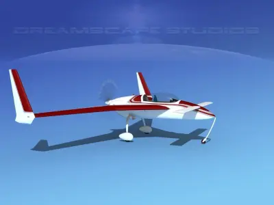 Rutan VariEze V13 3D model
