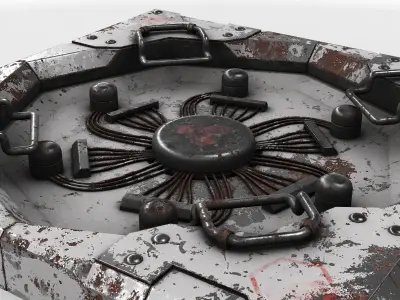 panel sci-fi 04 3D model