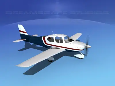 Cirrus SR22 V03 3D model