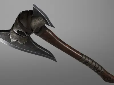 AXE-001 Low-poly 3D model