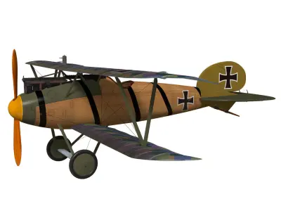 Albatros DV 3D model