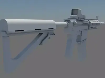 M4A1 Eotech 553 3D model