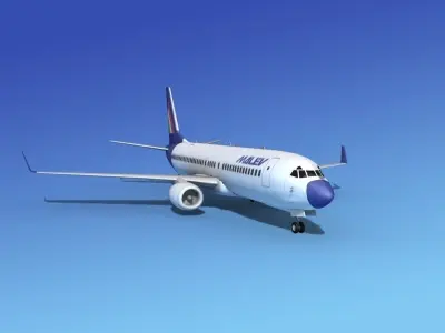 Boeing 737-800 Malev Hungarian Airlines 3D model
