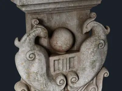 Ornament bird 3D model