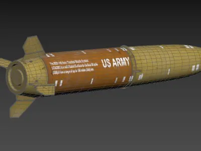 MGM-140-164-168 Army Tactical Missile System 3D model