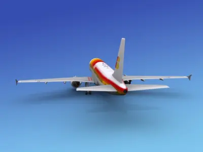 Airbus A320 Iberia  3D model
