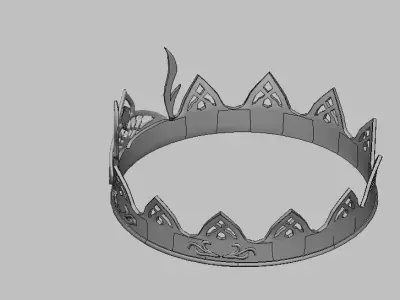 Fantancy crown Tiara 3D print model