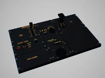 Lower Pedestal Se Low-poly 3D model