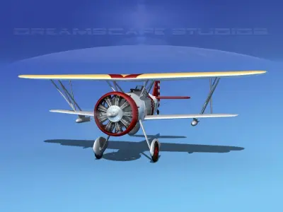 Curtiss F-11-C2 Goshawk V06 3D model