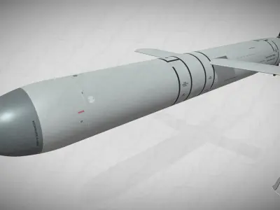  Kalibr 3M 14 cruise missile Russian Navy Detailed tech model  3D model