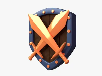 Bronze Tier 3D Illustration 3D model