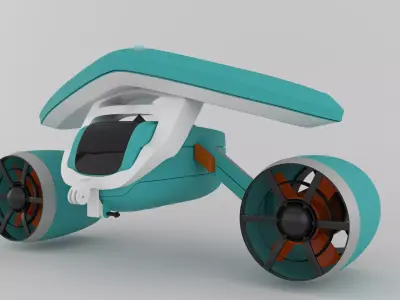Underwater Scooter 3D model